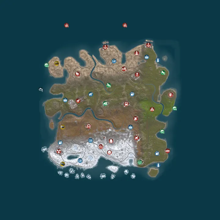 Map of Magic Rust #21 — Vanilla 2x | HOBOCИБ | Baйп 09.10