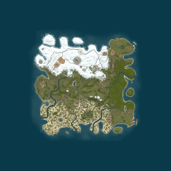 Map of Bubble Wrap Rust 3x Duo | Noob Friendly | Free VIP