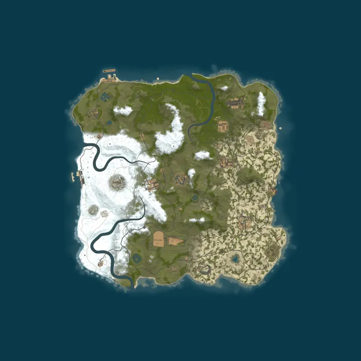 Map of Shadow Island 2X | Bi-Weekly | Quad