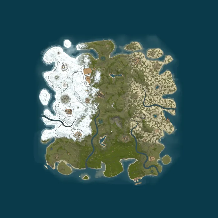 Map of The Cryptid Hollars  PVE/PVP (Warmode)