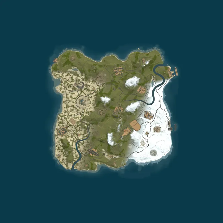 Map of EU Vex.gg 5x Solo Only|Kits|Shop|TP|homes|max 1|Best 10x5
