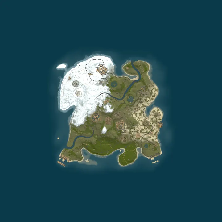 Map of RustBucket | Solo, Duo, Trio | Vanilla | US 07.20