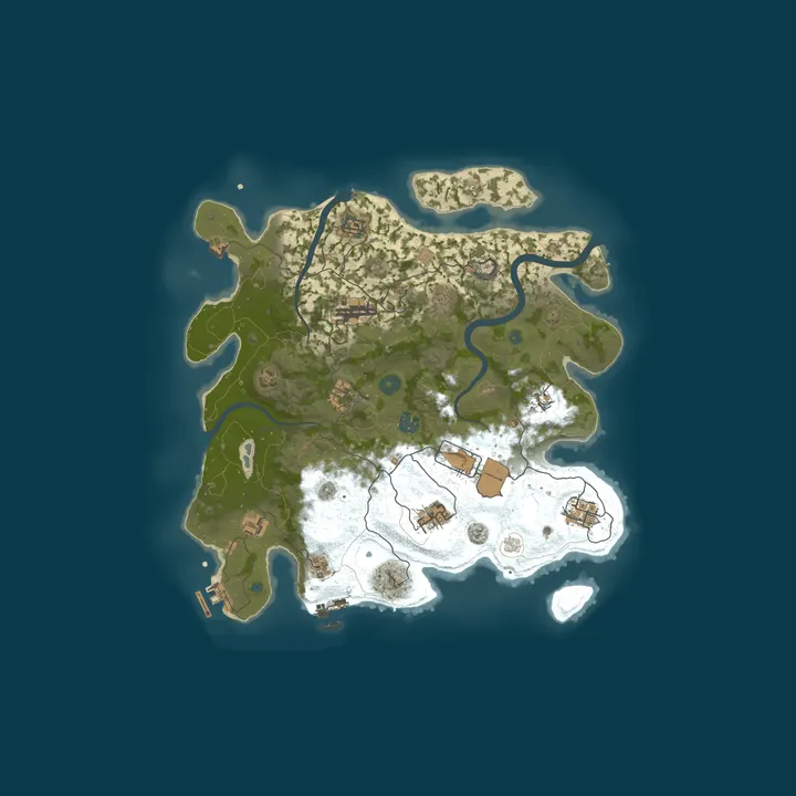 Map of IronFrost|Kuzbass|Solo/Duo/Trio/Max 4
