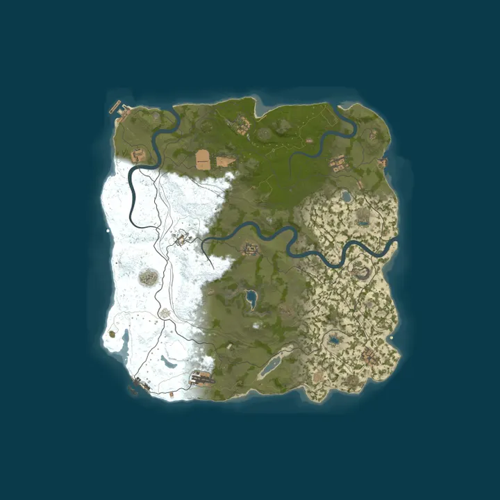 Map of ETERNALSINRUST NA 2x | Solo | Monthly | Offline Protection