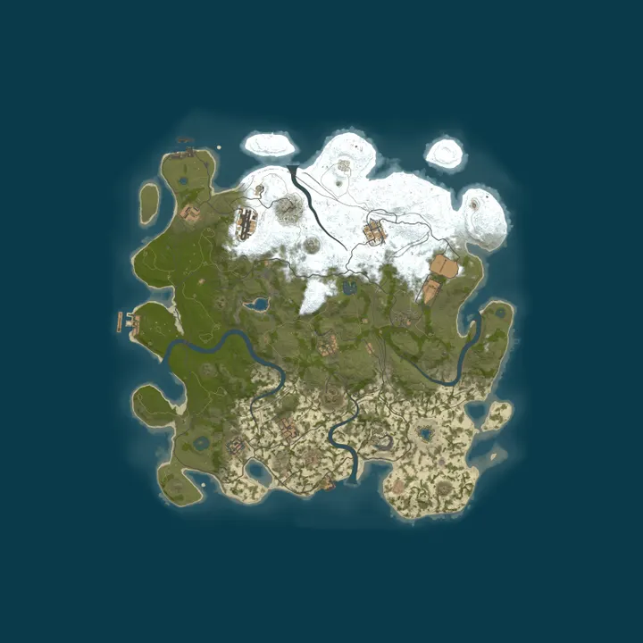 Map of <mag> Rust | Adelaide | PVE | 2x | Kits | NPCs | Events |