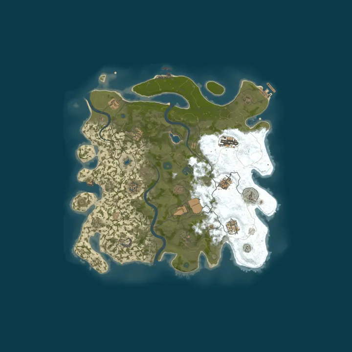 Map of Rusted Outback PVE [Perth]