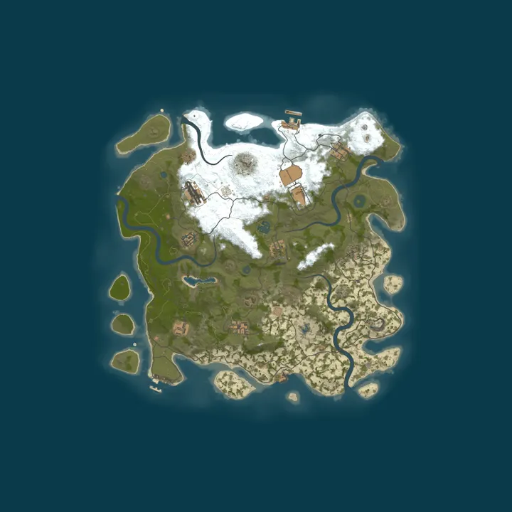 Map of [EU] Rust.Goldteam.lv |x2|Kits|Clans|Skins| WIPED