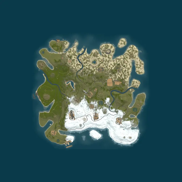 Map of Aussie Mafia  | PvP Chill  | Noob Friendly | Low Upkeep