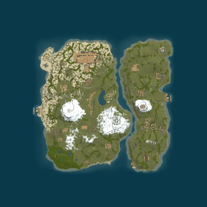 Map of Forgepoint Vanilla PvE | Skill Tree | Raid Bases | Epic Loot