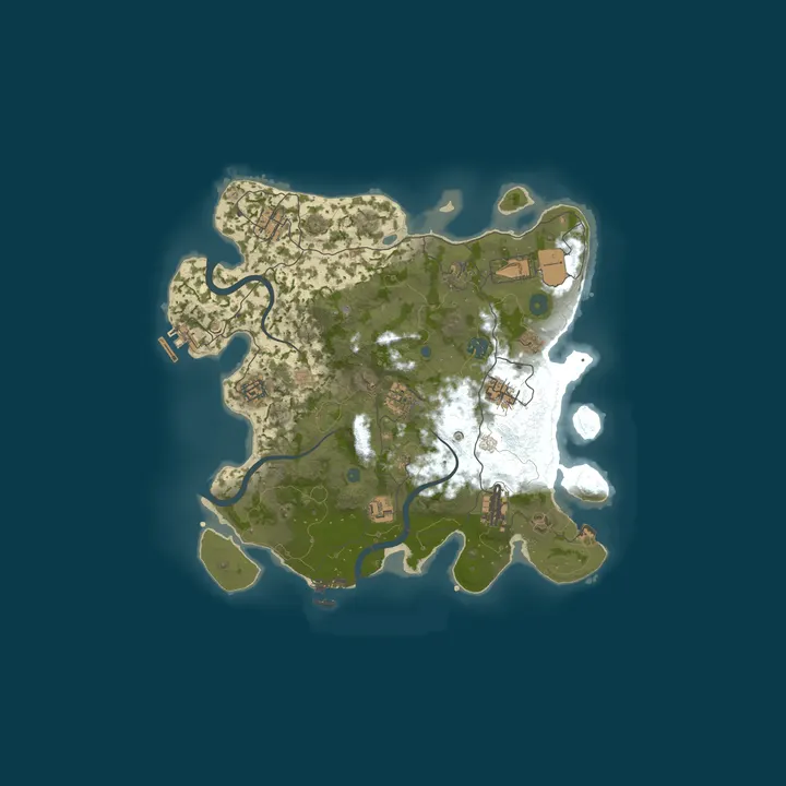 Map of PoopRust Beta | 5X Gathering 2X Loot | No BP Wipes | Poop Wipes