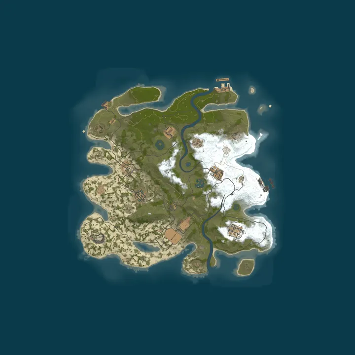 Map of Nexus Rust | Vanilla
