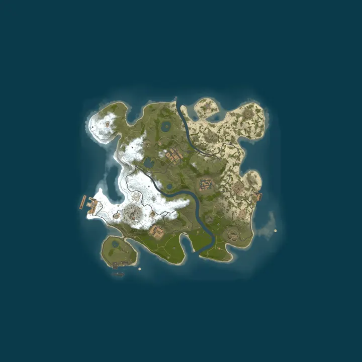 Map of Rust Server