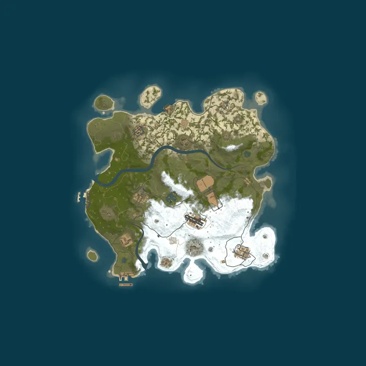 Map of PVE Rust Server JP