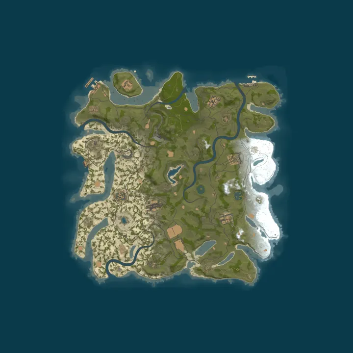 Map of WIPEBOUND PVE | Events • Mythic Items • Quests | 2x