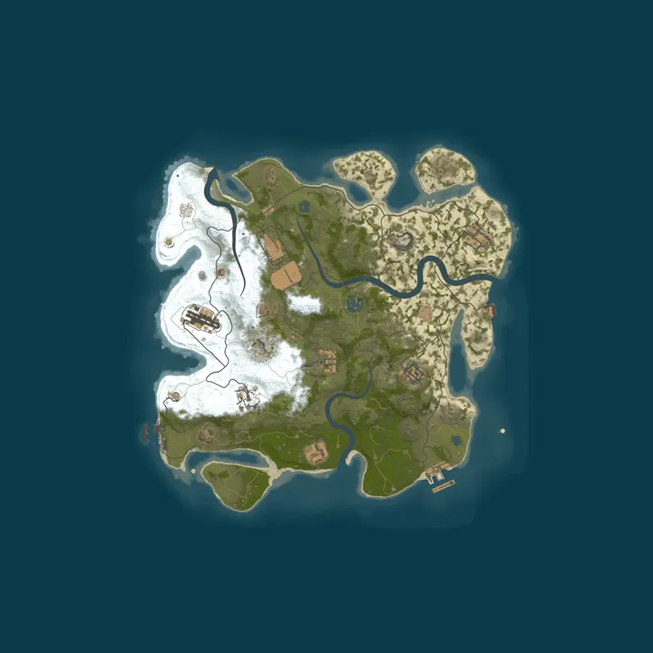 Map of [EU]Insane Rust|3X|PVE|NOOB FRIENDLY|RAIDABLE BASES