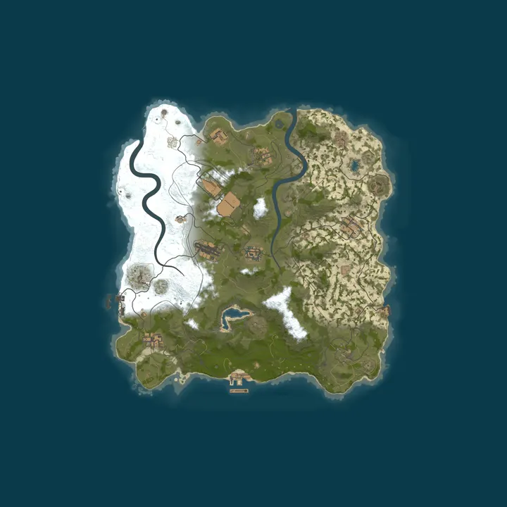 Map of EU RustLife.net | Solo ONLY | Fridays | Noob Friendly
