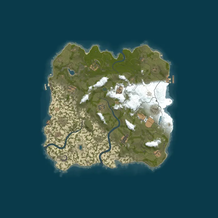 Map of EU RustLife.net | Solo/Duo/Trio | Fridays | Noob Friendly