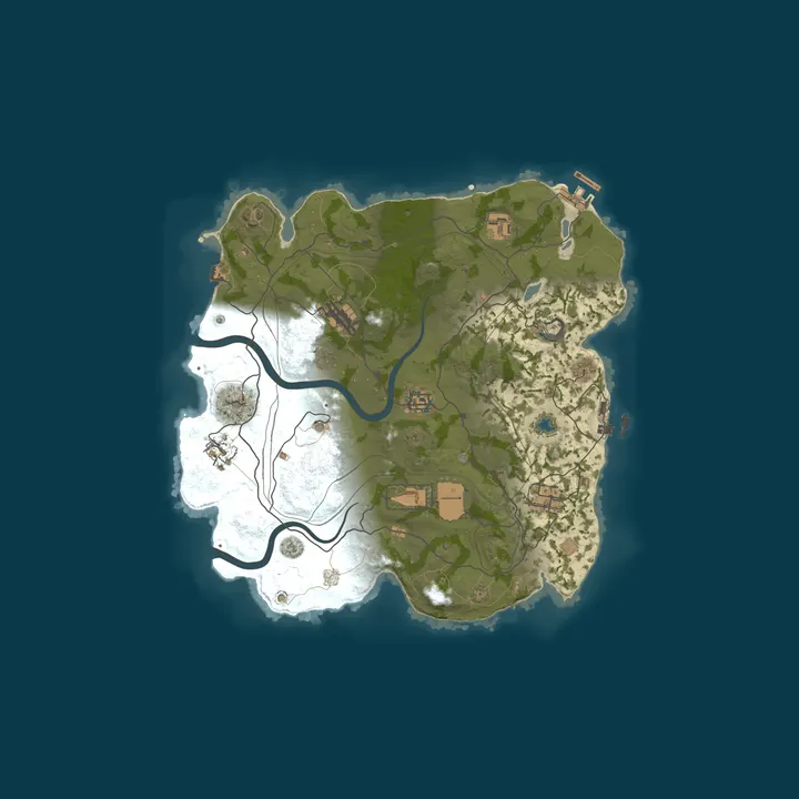 Map of RustGaming.net - Solo/Duo | WIPED 10/04 04.10