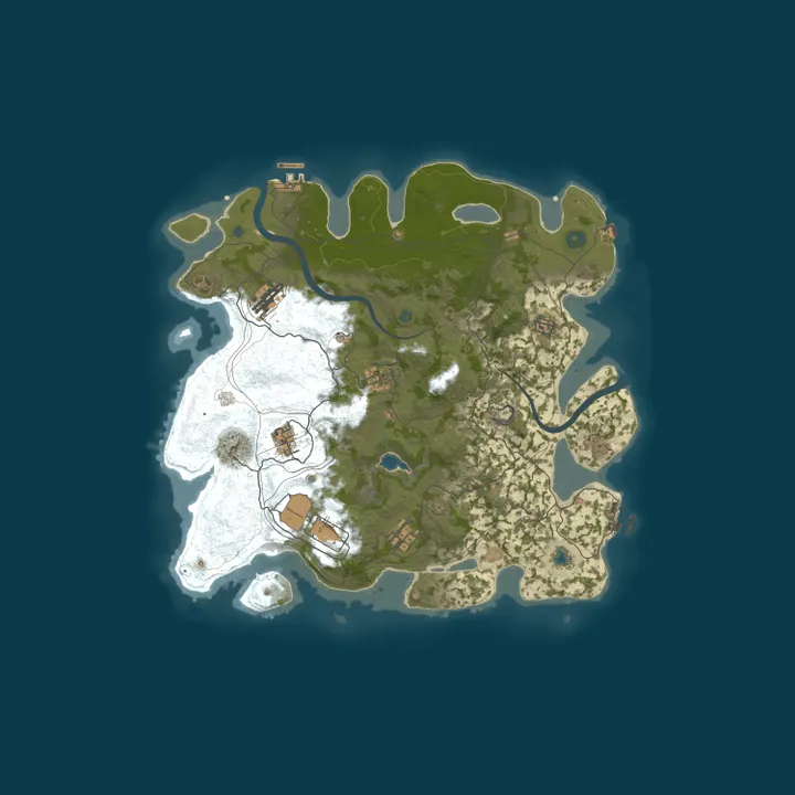 Map of Turbo Rust 10x | PvP | MyMini | SkinBox | x10