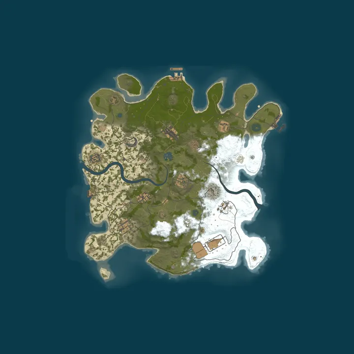 Map of RUSTANE 2X SOLO/DUO/TRIO︱JUST WIPED 07/10