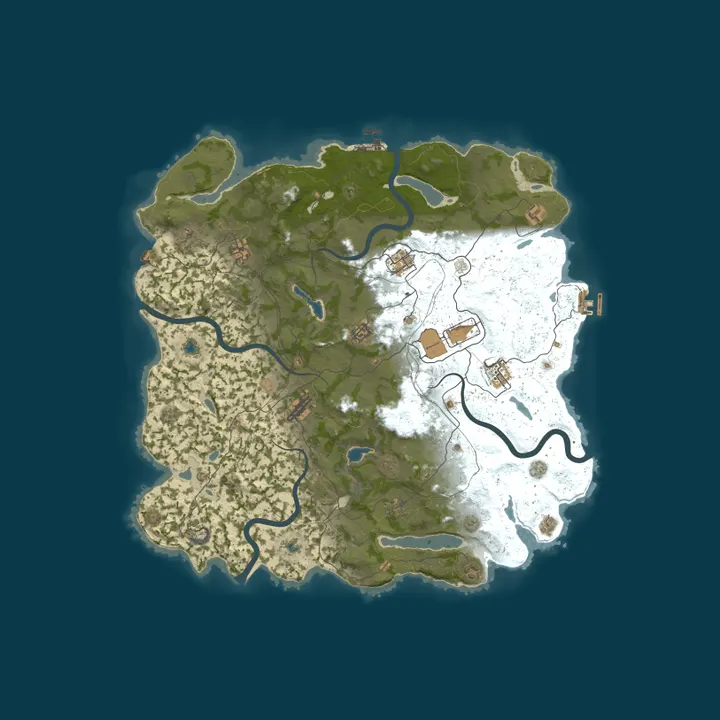 Map of Atlas - US 2X Monthly Solo/Duo/Trio/Quad | Vanilla+ | No BP Wip