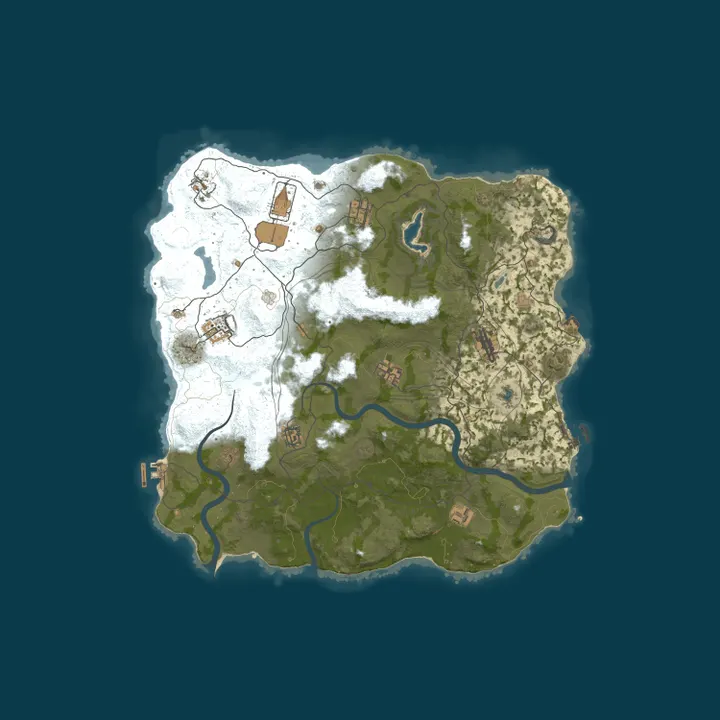 Map of US RENEGADE 3x MONTHLY MAIN | Shop | 50% Upkeep | No BP Wipe |