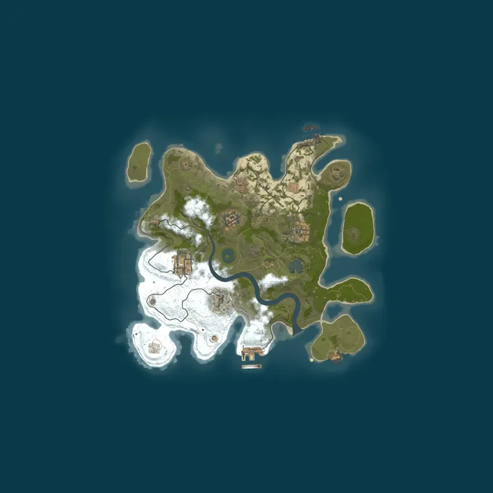 Map of Latinoamérica 24/7 Rust - Latam X2