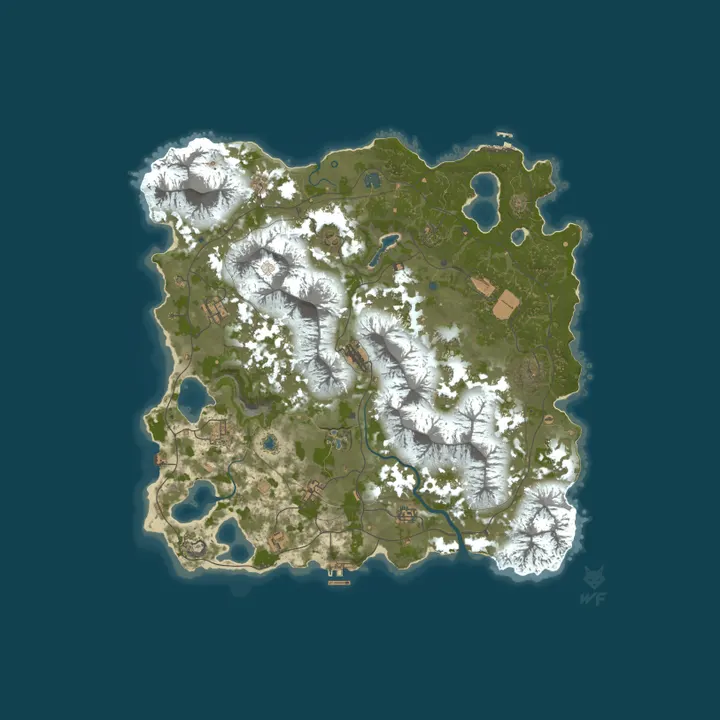 Map of SmokeZ Haven | PvE | Quad |Monthly | Avera island by wonderfox