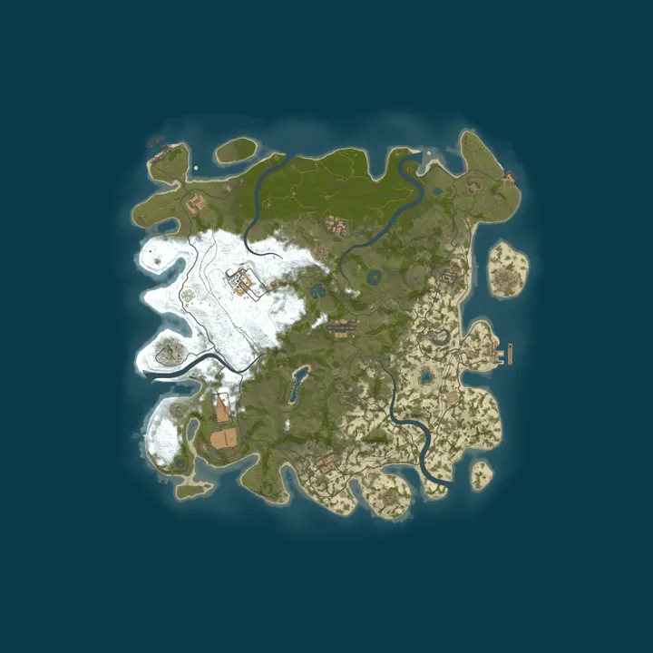 Map of Absynth Rust RP|PVE|PVP