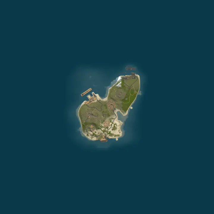 Map of Hayden's Diddy Island