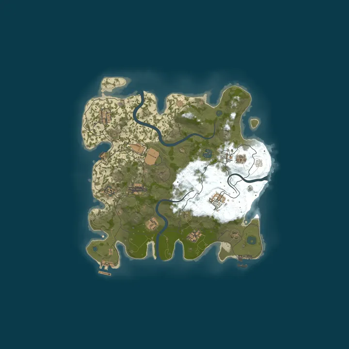 Map of Dragoon Island | PvE Locked | Small US East | Public