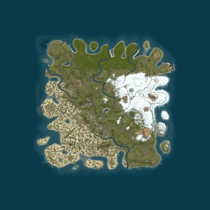 Map of RustyOG Test Server