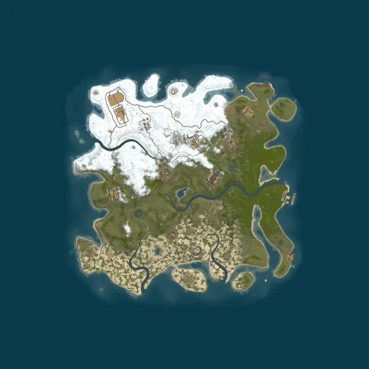 Map of AshRaiders X2 | UNLIMITED | Vanilla | ACTIVE | GROWING