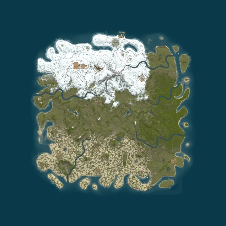 Map of My Untitled Rust Server