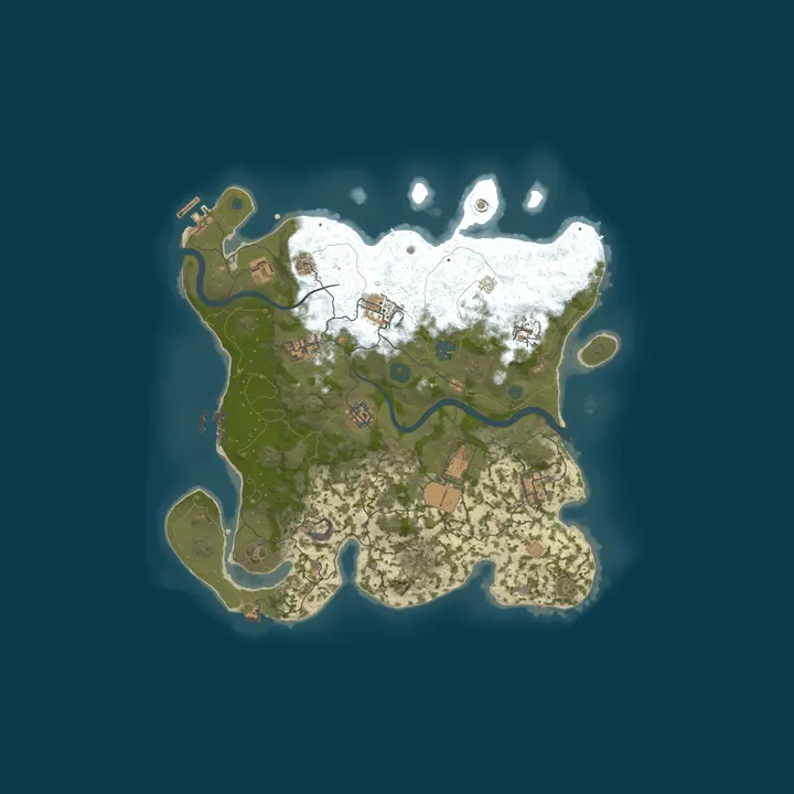 Map of UA WARZONE/PVP/8 PLAYERS MAX/MONTYLY WIPE