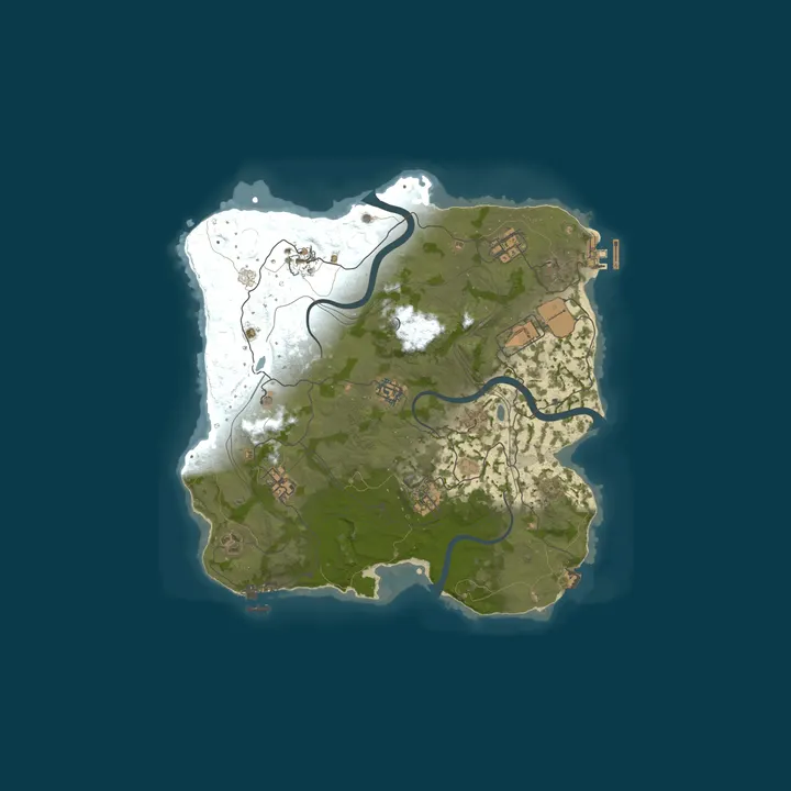 Map of [LATAM] LUNARUST Vanilla | 09/10 Full Wipe