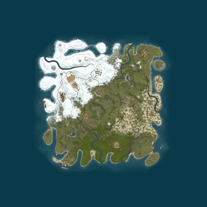Map of RAGE RUST • ВАНИЛЛА • МОСКВА