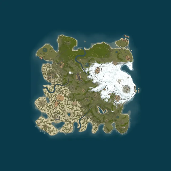 Map of CAE Rust Server