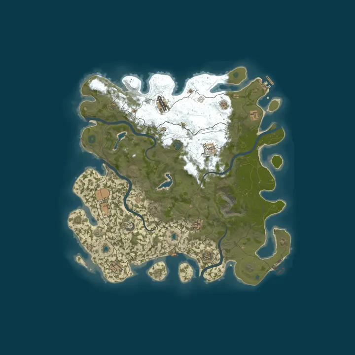 Map of [UFS] Ukrainian PVE server, no kills/raids (X1-X2)