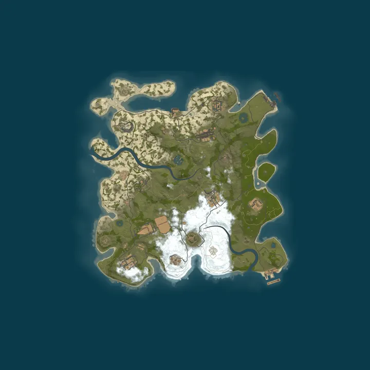 Map of RustNation - Survival & Adventure