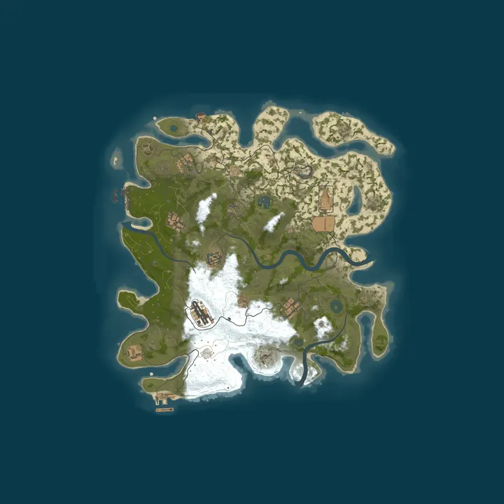 Map of TopRust.gg Solo/Duo | FULLWIPE 08.10