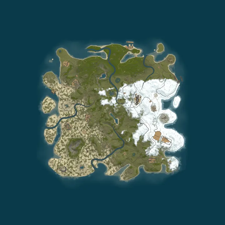 Map of Rusty Tux - Linux Friendly