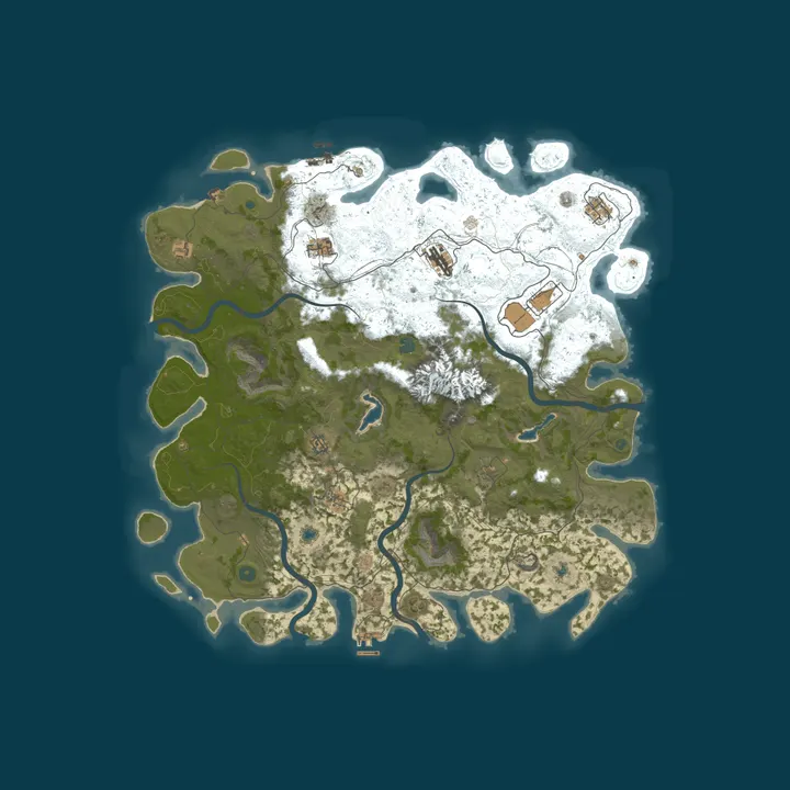 Map of CZ/SK PVE!! No raid_No kill :-) RUSTUJ
