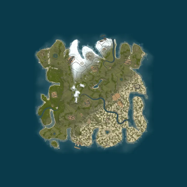 Map of Для новичков | Классика X2 | IMBA RUST 10.10