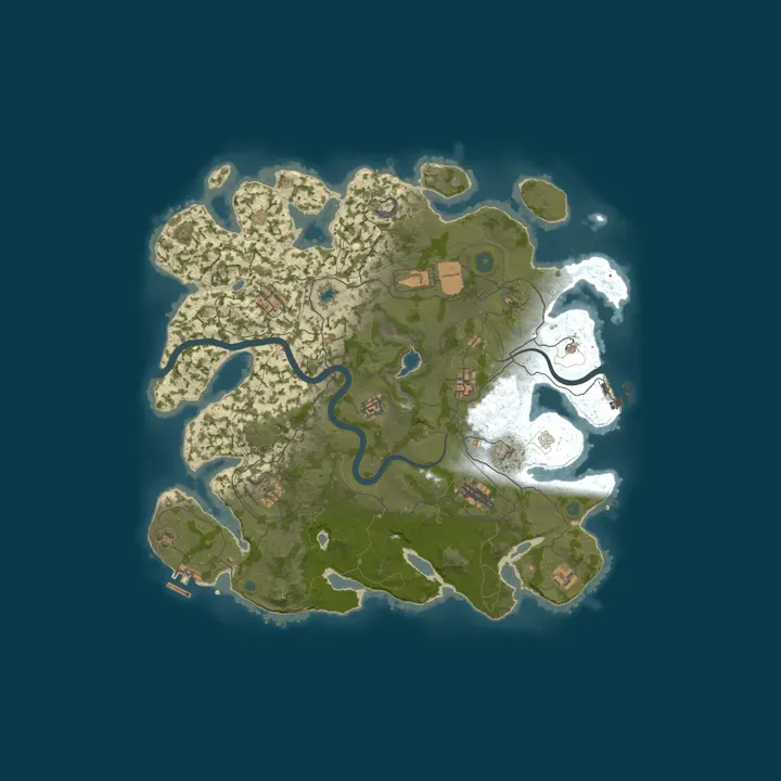 Map of МОСКВА | КЛАССИКА X2 | KARMA RUST 06.10