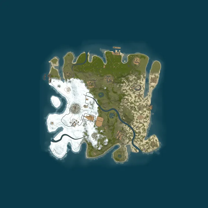 Map of Outland Rust X100|CLANS|KITS|TP|BLOODY|DUEL| WIPE 27.09