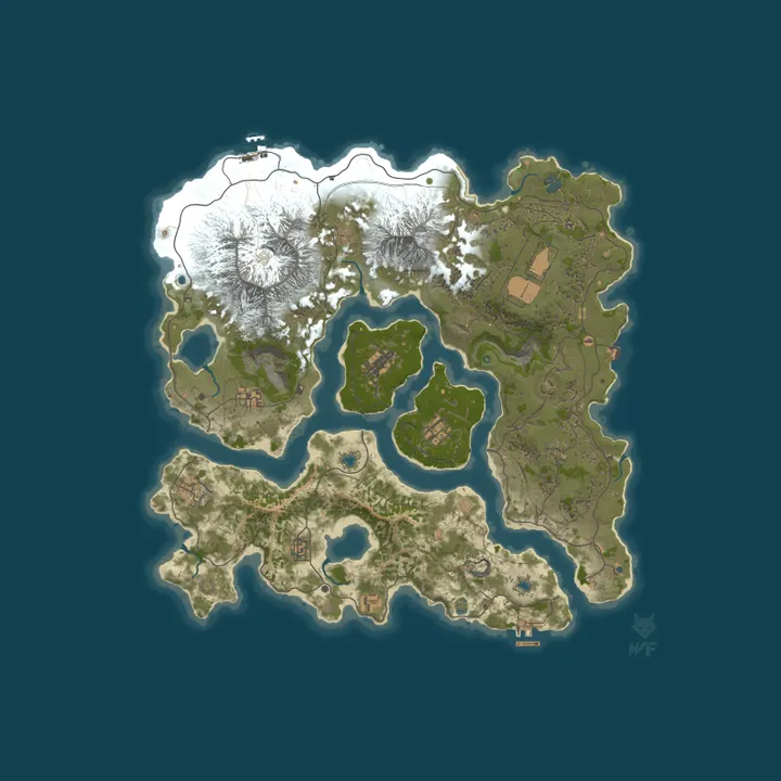 Map of [PVE] ТЕСТОВЫЙ RUST