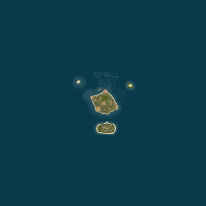 Map of SmallRust | Small map | One grid | Max 3 | X2
