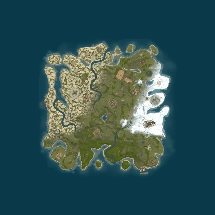 Map of Россия | Классика X2 | IMBA RUST 16.10
