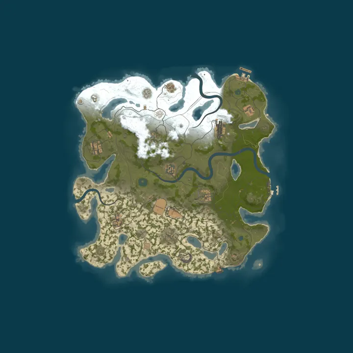 Map of My Untitled Rust Server